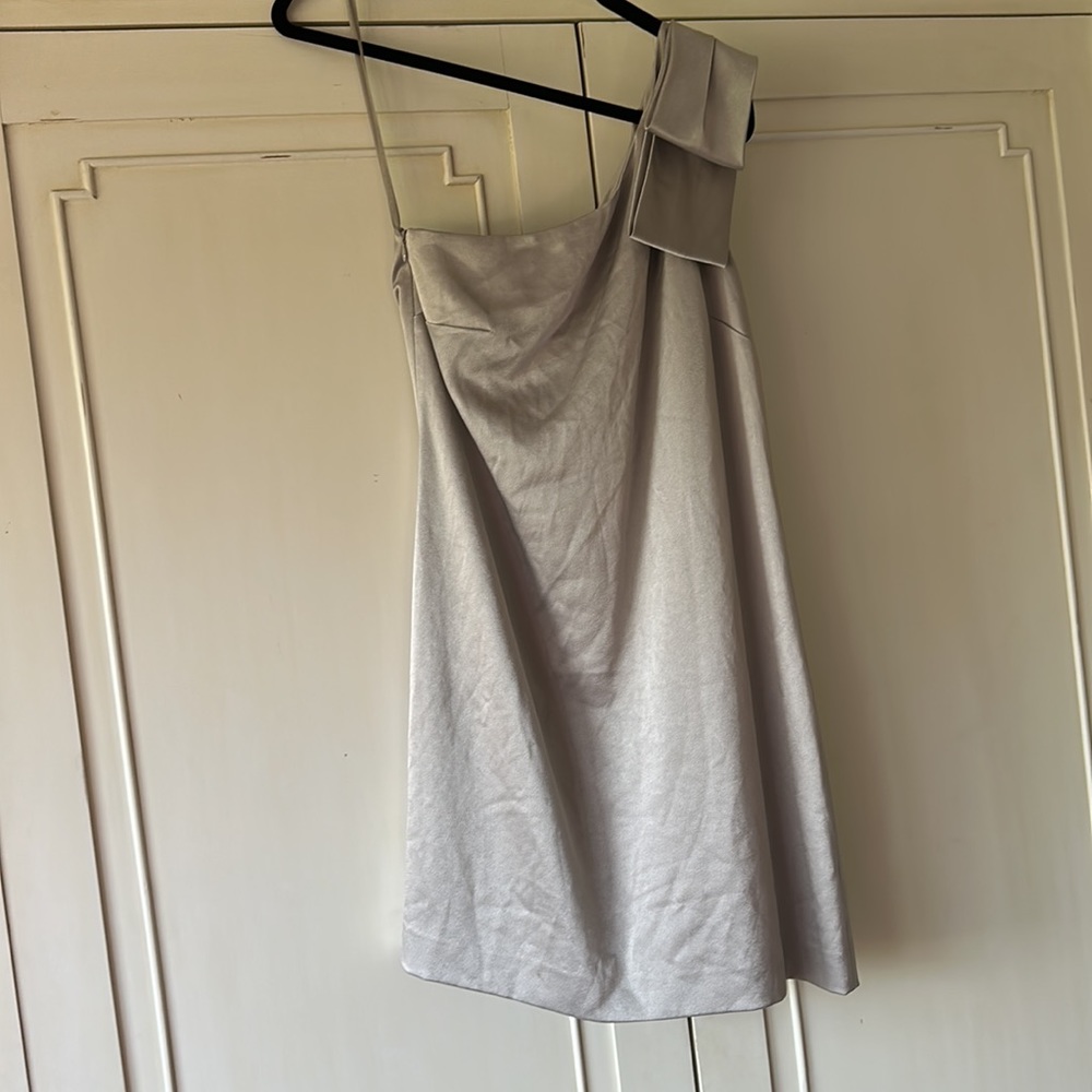 Club Monaco Karena Asymmetrical Bow Dress - Picture 9 of 9